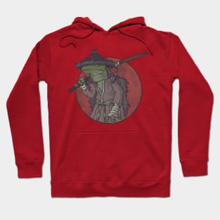 Samurai Ronin Frog Hoodie